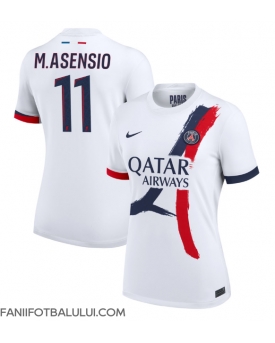 Paris Saint-Germain Marco Asensio #11 Tricou Fotbal Replică 2024-25 Femei Deplasare